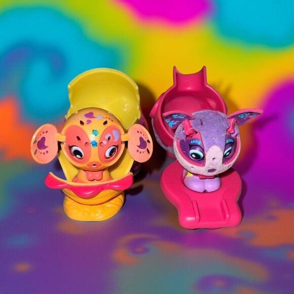 Lot of 5 Zoobles Figures Spring To Life & Happitats B18 - Picture 2 of 10